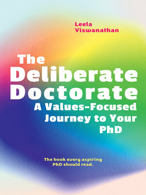 cover image of The Deliberate Doctorate